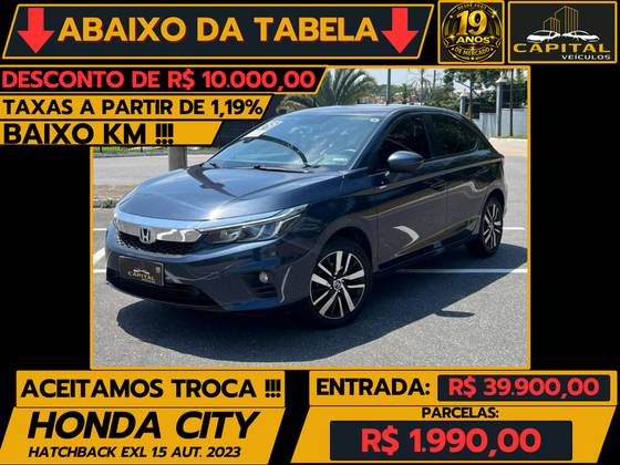 HONDA CITY 1.5 i-VTEC FLEX HATCH EXL CVT HONDA CITY 1.5 i-VTEC FLEX HATCH EXL CVT